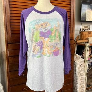 LSU Tigers baseball style t-shirt